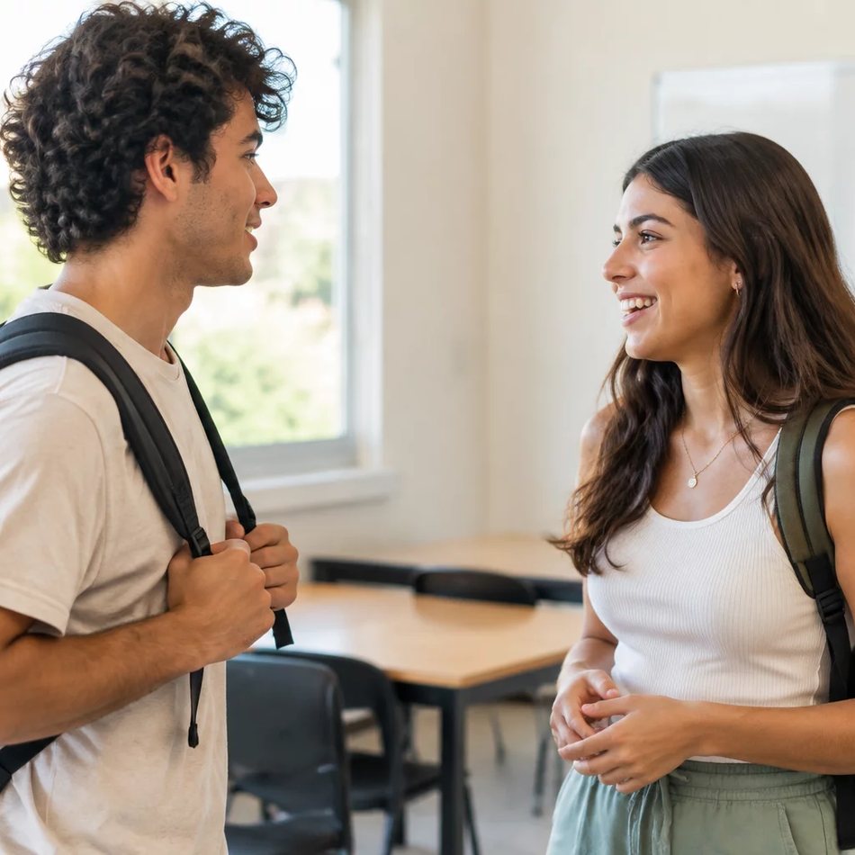 Time reunido em volta de folhas impressas com os itens da pauta do dia